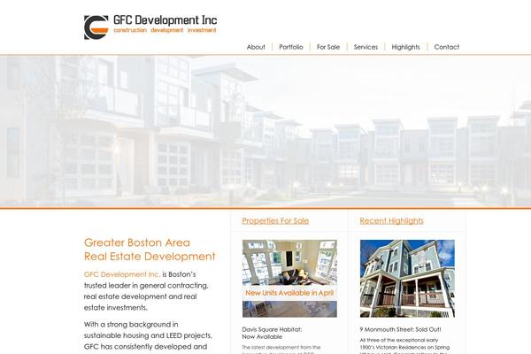 Gfc theme site design template sample