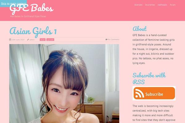 gfebabes.com site used Wisnia