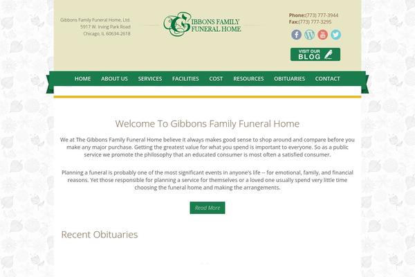 WordPress website example screenshot