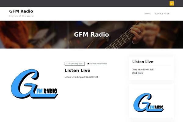 gfmradio.com site used Musical-vibe