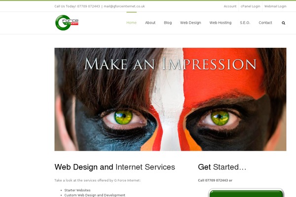 WordPress website example screenshot