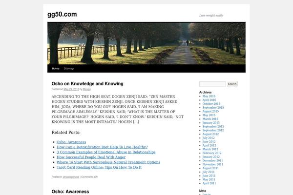 WordPress website example screenshot