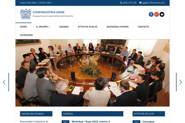 In-conference theme site design template sample