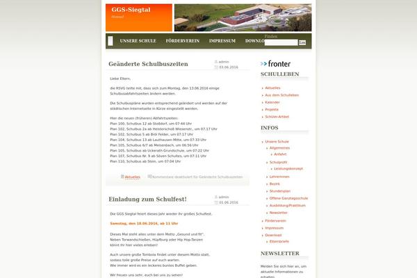 Terrafirma theme site design template sample