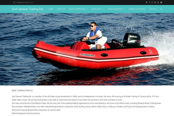 Site using Ocean-social-sharing plugin