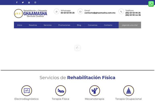 ghaamasha.com.mx site used Hetica