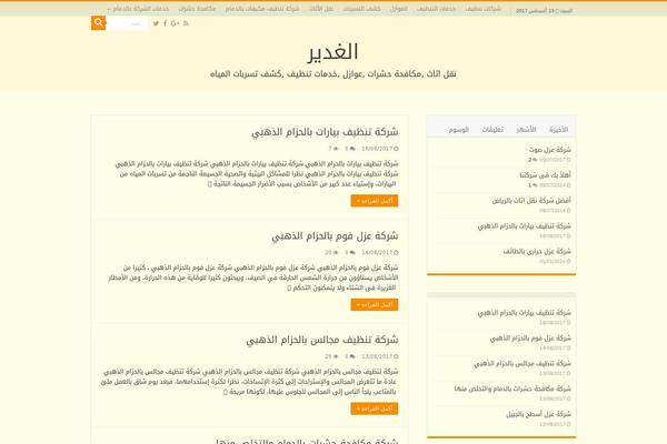 WordPress website example screenshot