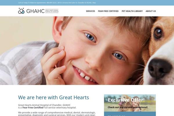 WordPress website example screenshot