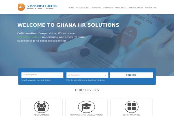 ghanahrsolutions.com site used Ghana-hr-solutions