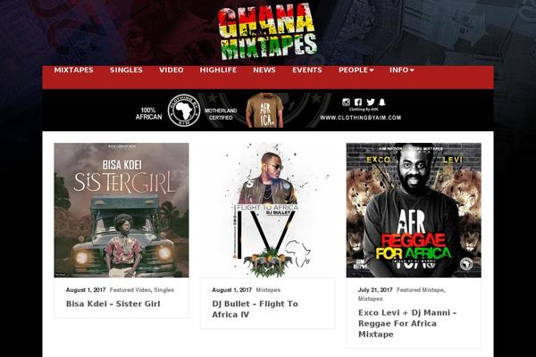 ghanamixtapes.com site used Ghanamixtapes2017