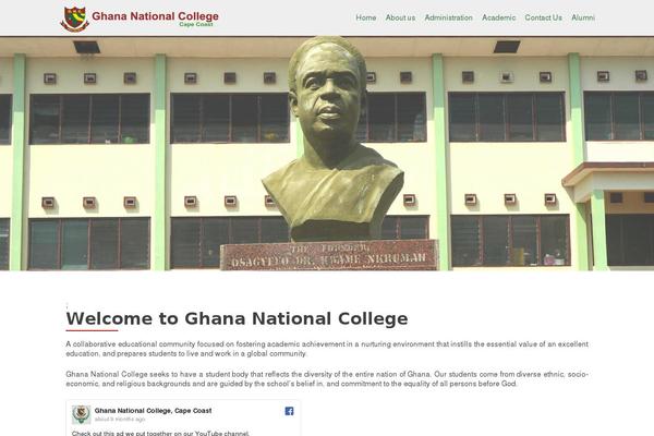 ghananationalcollege.org site used Marshal-lite