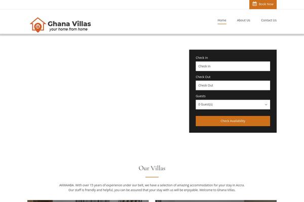 Site using Sohohotel-booking plugin