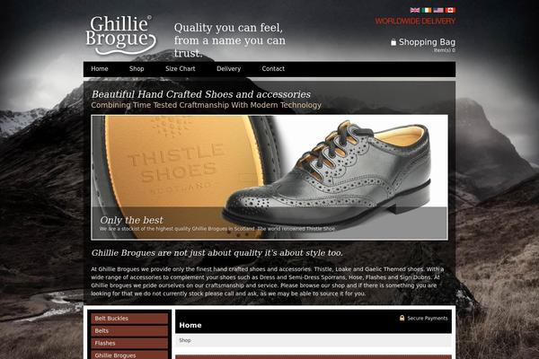 ghilliebrogue.com site used Ghillie-brogue