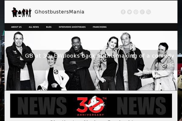 ghostbustersmania.net site used Pinboard