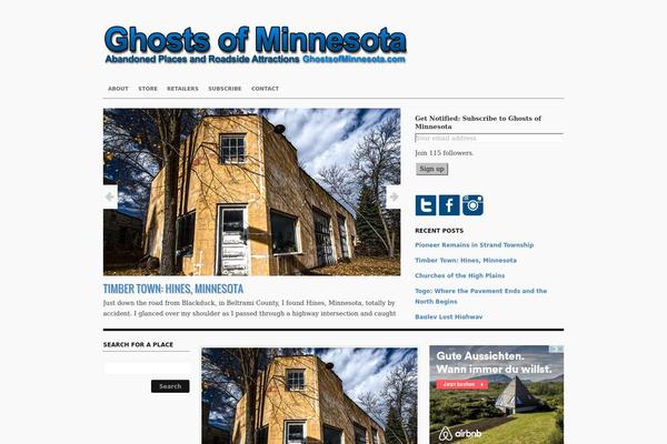 ghostsofmn.com site used Structure Theme