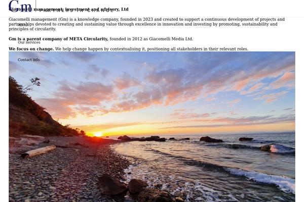 Impreza theme site design template sample