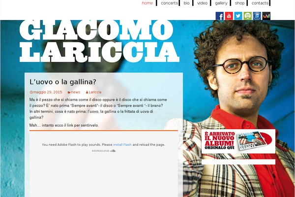 giacomolariccia.com site used Giacomo-child-theme