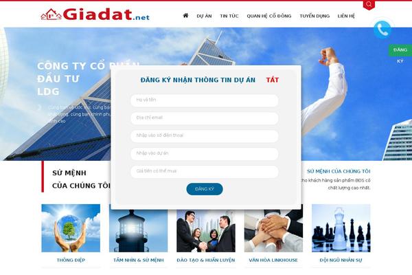 giadat.net site used Twenty Fifteen