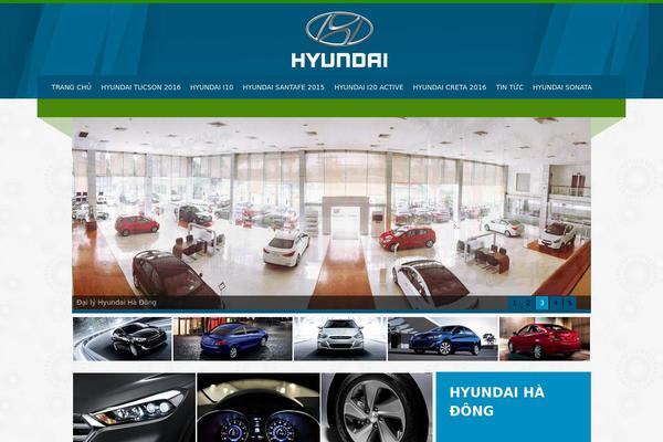 Hyundai theme site design template sample