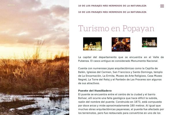 WordPress website example screenshot