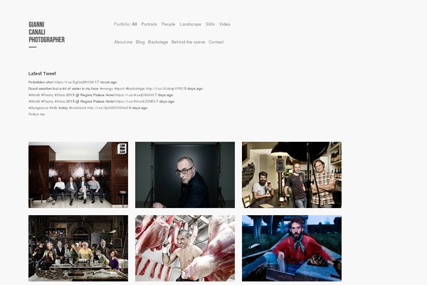 giannicanali.com site used Canali
