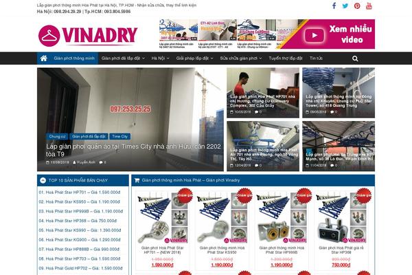 WordPress website example screenshot