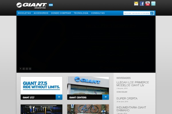 giant-bicycles.com.ar site used Giantuy