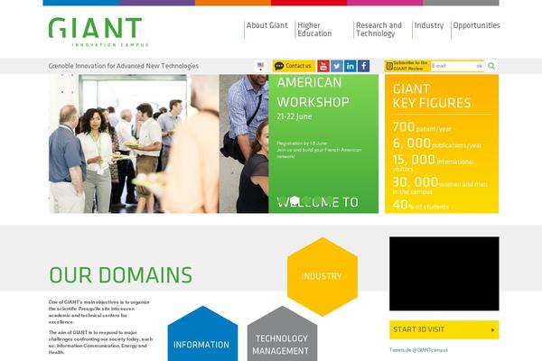 giant-grenoble.org site used Giant