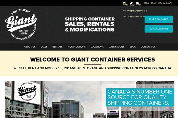 twentytwelve-giantcontainers theme websites examples