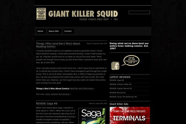 giantkillersquid.com site used Inverted-headline