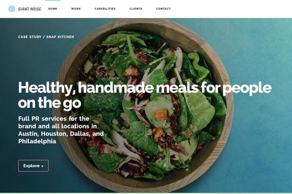 WordPress website example screenshot