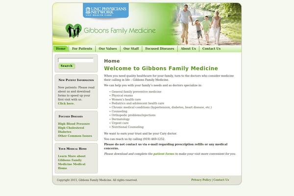 WordPress website example screenshot