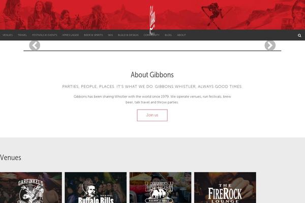 Gibbons theme site design template sample