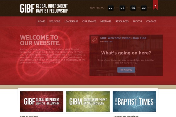 Churchope theme site design template sample