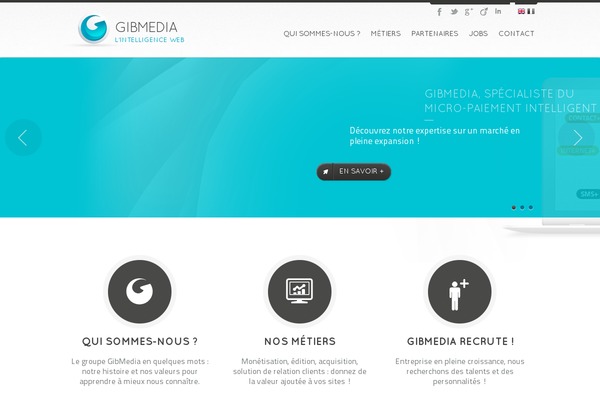 gibmedia.fr site used Gibtheme