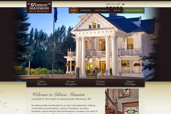 gibsonmansion.com site used Gibson