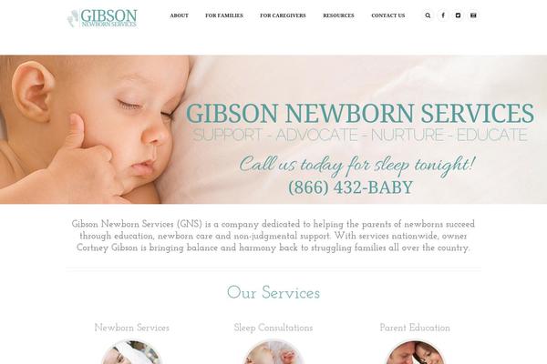 gibsonnewbornservices.com site used Casanova