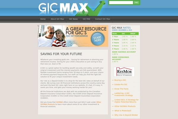 gicmax.ca site used Gicmax