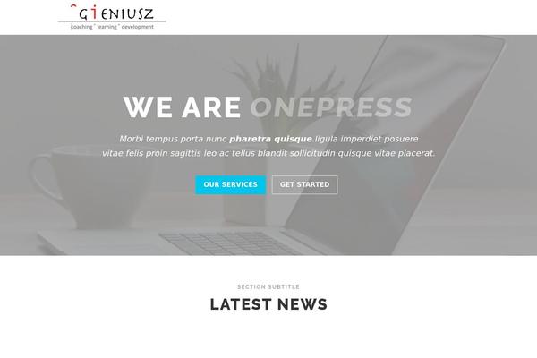 WordPress website example screenshot