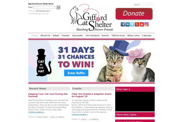 giffordcatshelter.org site used Giffordcats