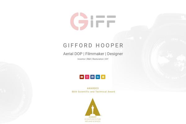 giffordhooper.com site used Divi-photography