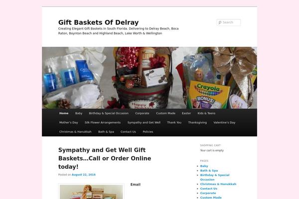 Twenty Eleven theme site design template sample