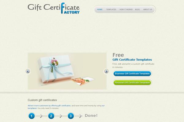 giftcertificatefactory.com site used Slipstream
