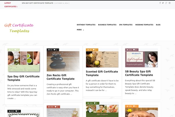 WordPress website example screenshot