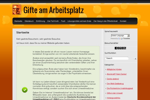 gifte-am-arbeitsplatz.de site used Kitchener