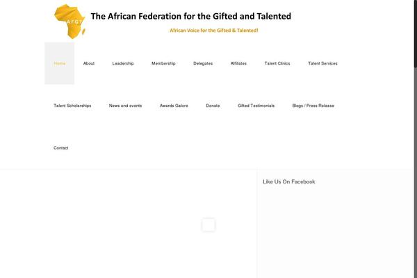 WordPress website example screenshot