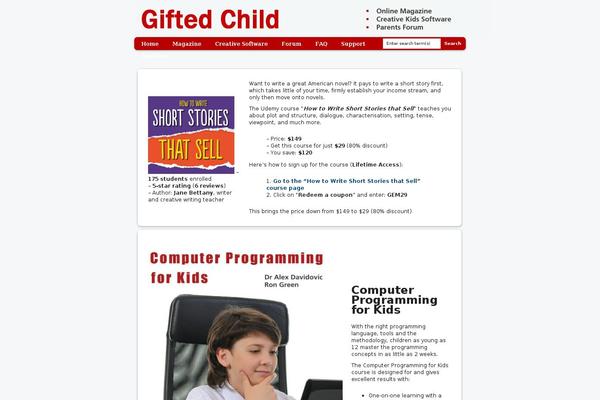giftedchildmagazine.com site used Dealer
