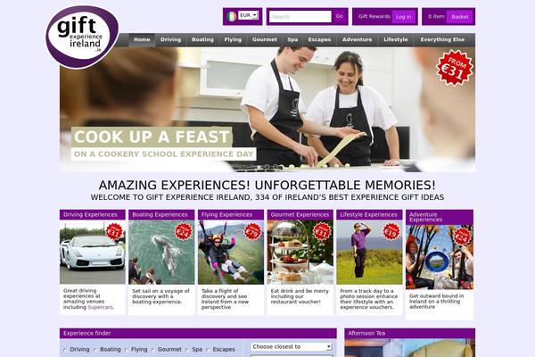 giftexperienceireland.ie site used Giftexperience