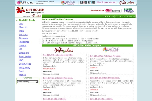 giftholler.com site used Gh