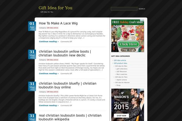 giftideaforyou.com site used Uchilla1.0